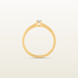 Toronto Solitario en oro amarillo 18Kt con diamantes