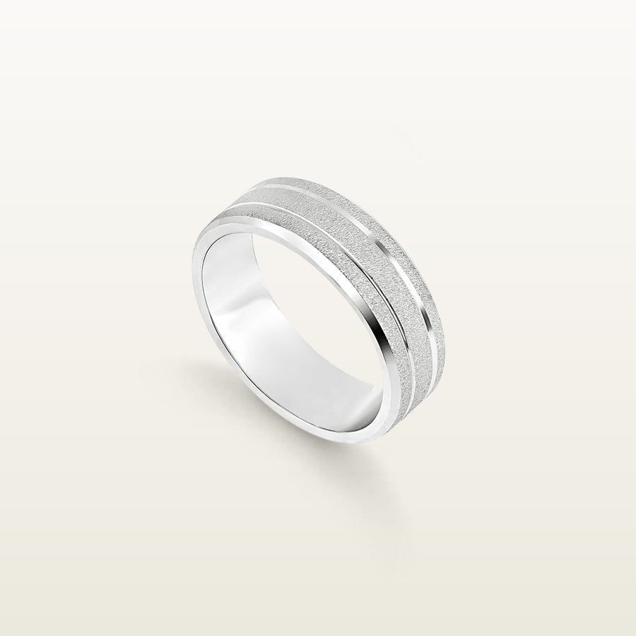 Reims Elio en oro blanco satin 18Kt