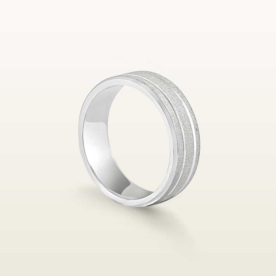 Reims Elio en oro blanco satin 18Kt