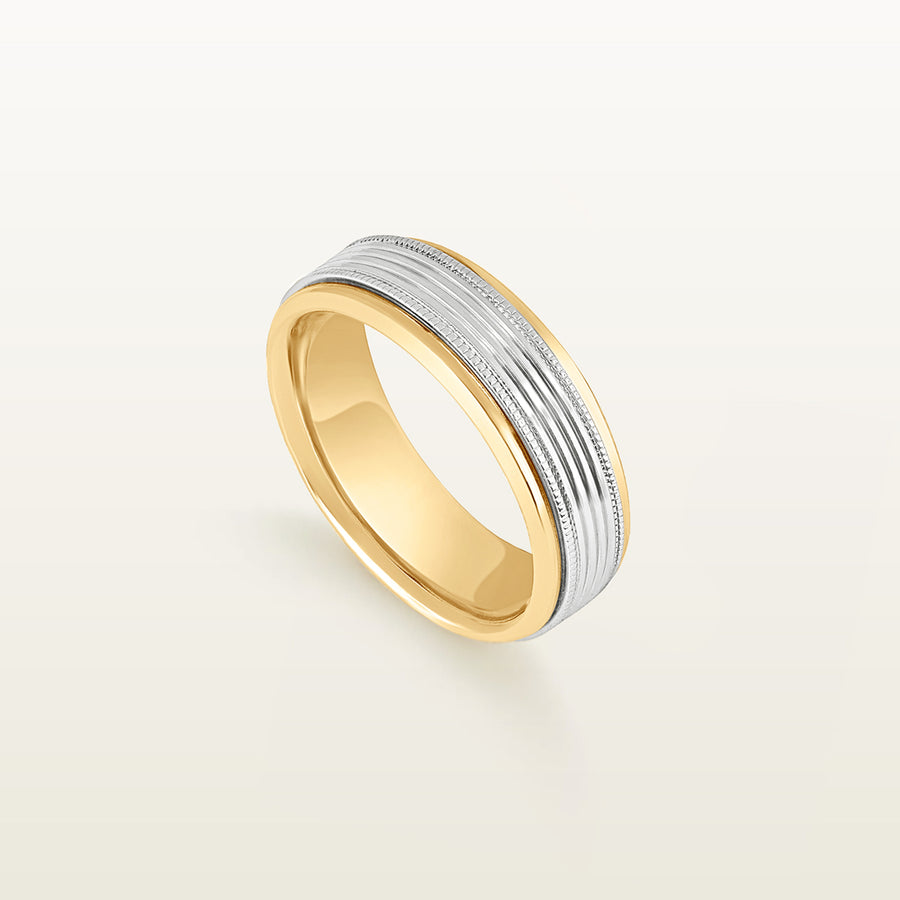 Reims Harmony en oro amarillo y blanco 18Kt