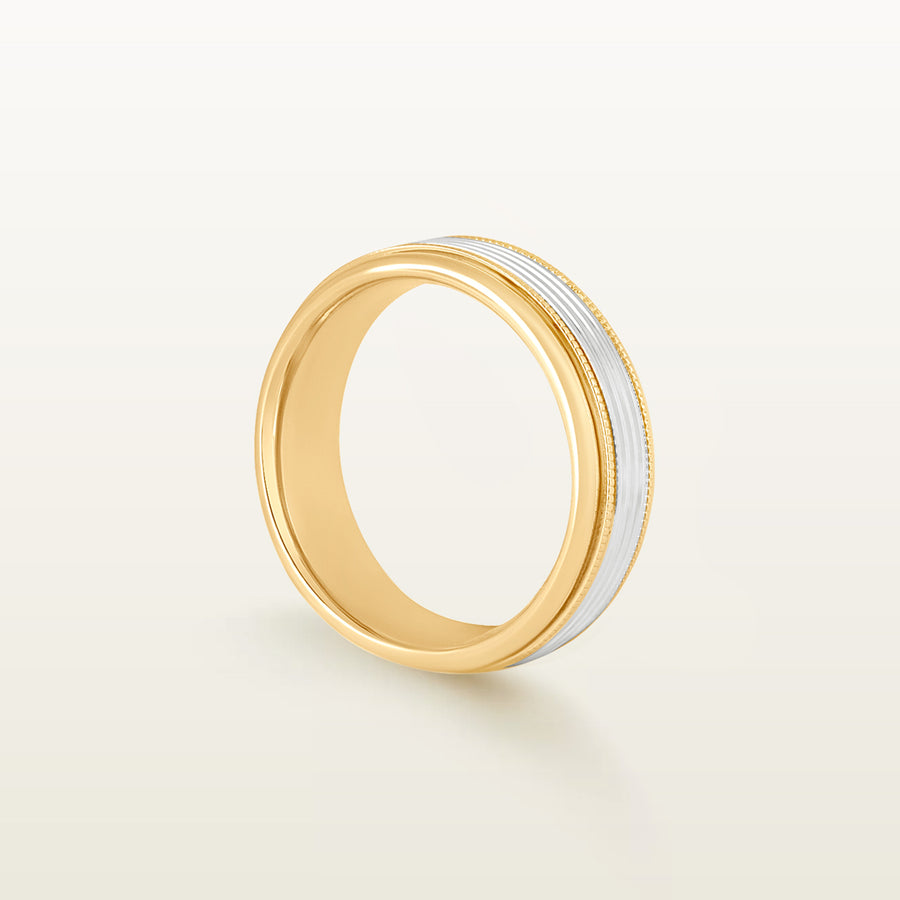 Reims Harmony en oro amarillo y blanco 18Kt